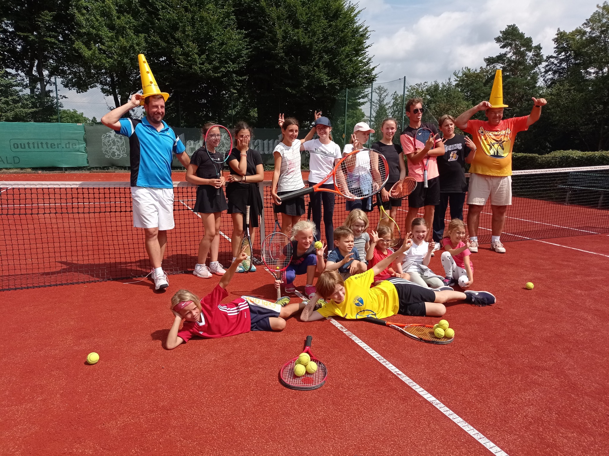 Kinder, Jugendliche und Trainerteam hatten gemeinsam Spaß beim Camp